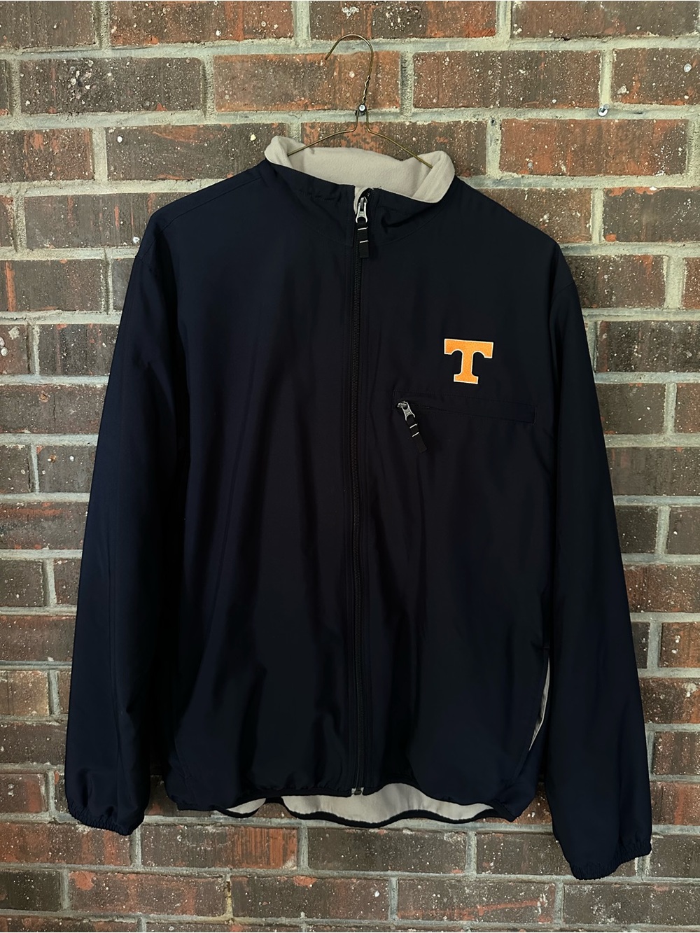 Cutter & Buck Navy Tennessee Volunteers Windbreaker Jacket